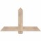 Ekena Millwork Eugene Smooth Timber Gable Bracket, Douglas Fir, 48"W x 28"H x 1 1/2"D x 5 1/2"F, 14/12 Pitch GBW048X28X0206EUG00SDF - alternate 1